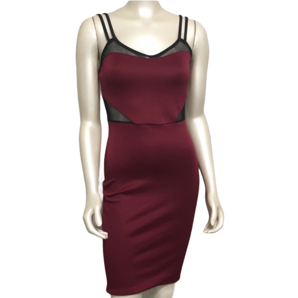 Charlotte russe fitted dress with spaghetti straps